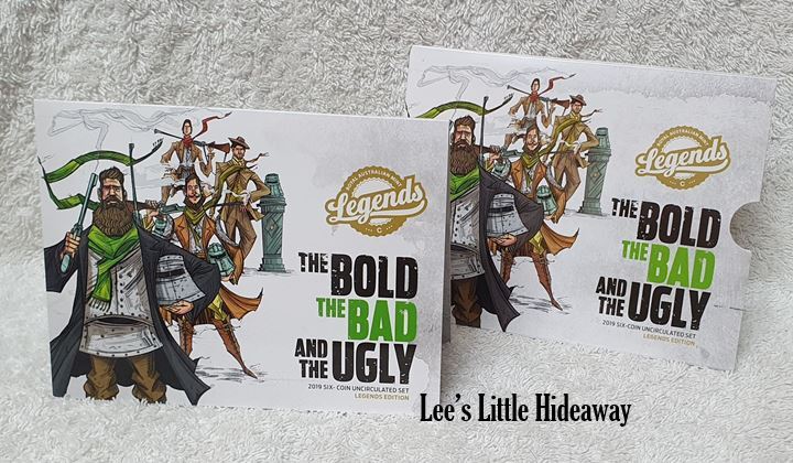 2019 Bushrangers Legends Edition Uncirculated 6 Coin Set (Ballot) - The Bold, The Bad, And The Ugly