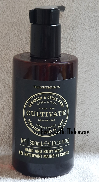 Nutrimetics Cultivate Hand and Body Wash 300ml - Geranium & Cedar wood