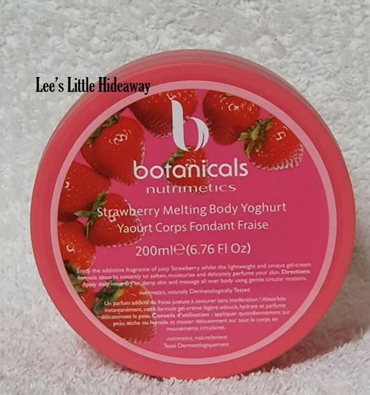Nutrimetics Botanicals Strawberry Melting Body Yoghurt 200ml