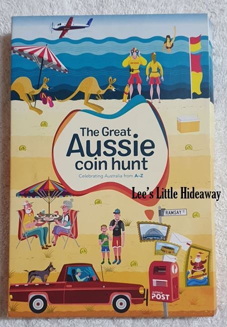 2019 $1 The Great Aussie Coin Hunt Folder (no coins) USED condition with faults