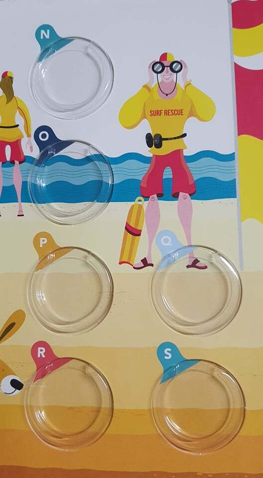 2019 $1 The Great Aussie Coin Hunt Folder (no coins) USED condition with faults