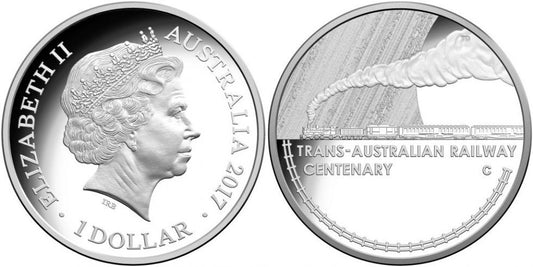 2017 Centenary of the Trans-Australian Railway ‘C’ Mintmark Proof Coin