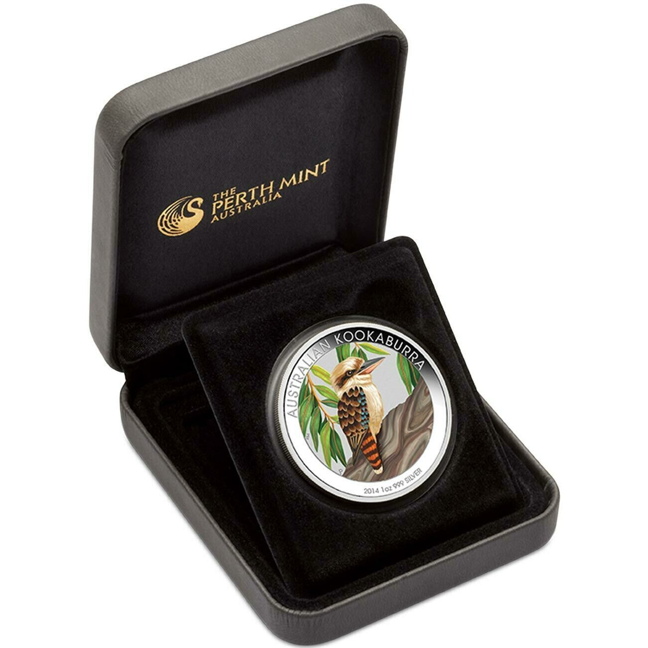 2014 Australia Melbourne ANDA Kookaburra $1 Silver 1oz Coin - The Perth Mint