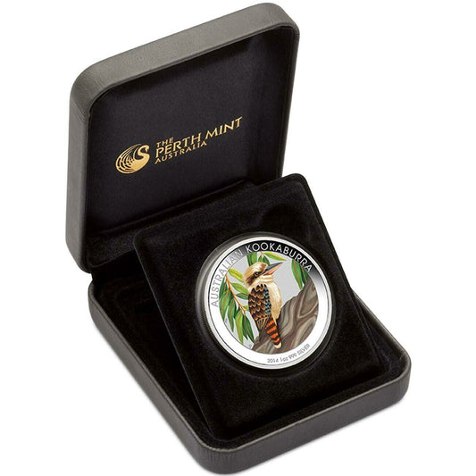 2014 Australia Melbourne ANDA Kookaburra $1 Silver 1oz Coin - The Perth Mint