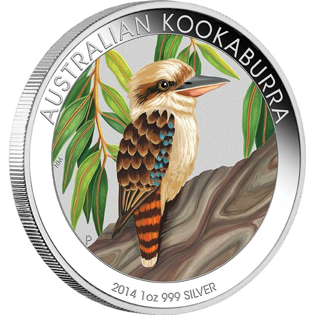 2014 Australia Melbourne ANDA Kookaburra $1 Silver 1oz Coin - The Perth Mint