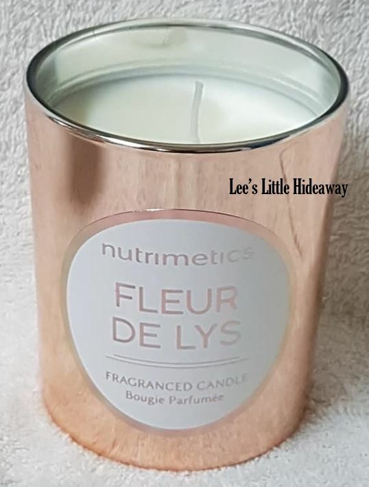 Nutrimetics Fleur De Lys fragranced Candle 180g
