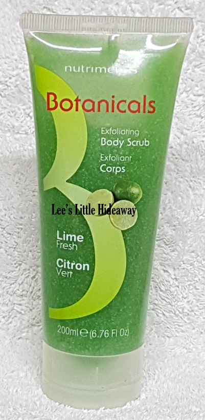 Nutrimetics Botanicals Exfoliating Body Scrub Lime Fresh 200ml