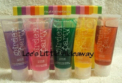 Nutrimetics Garden Party Shower Gel Pack 5 x 60ml