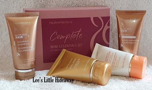 Nutrimetics NEW Complete Mini Essentials Set 4 x 50ml Travel Set