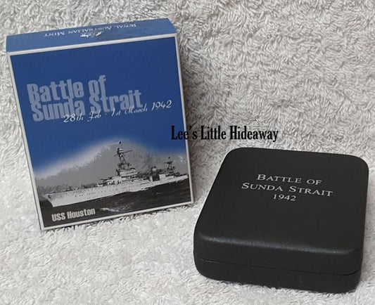 2002 $5 Battle Of Sunda Strait 1942 Al/Br Proof Coin Royal Australian Mint