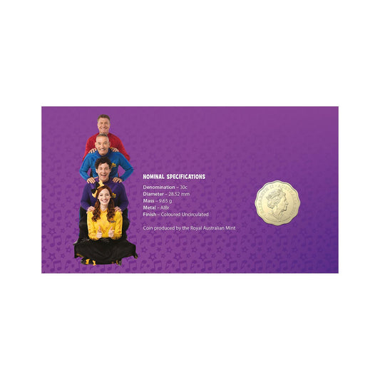 2021 The Wiggles 30 Years New Postal Numismatic Cover (PNC) 