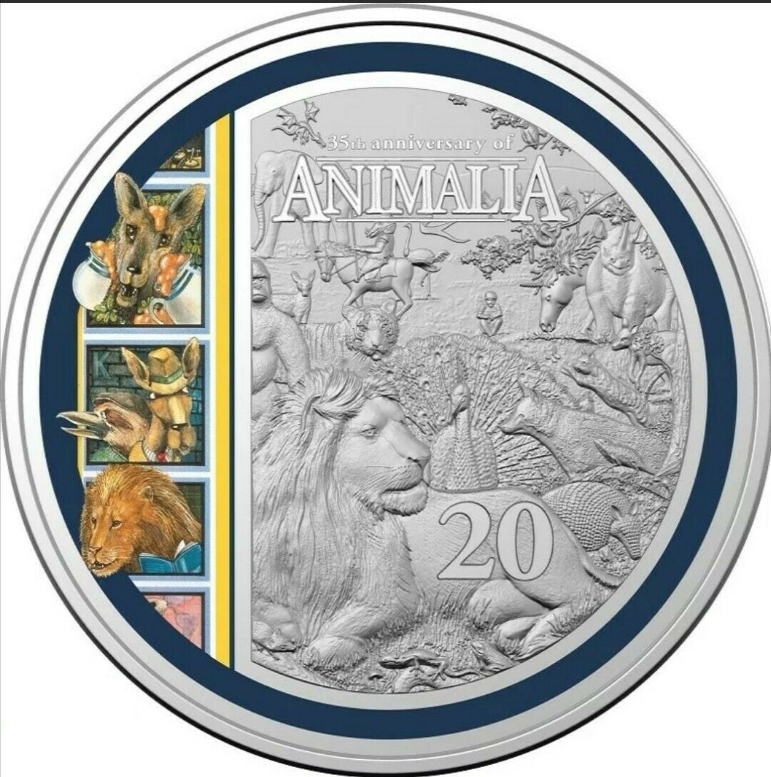 2021 Animalia Postal Numismatic Cover 20c (PNC) 7500 Limited Edition