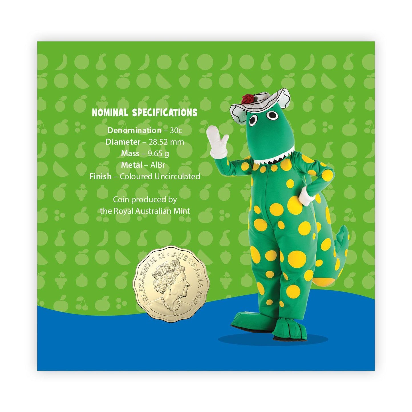2021 The Wiggles Postal Numismatic Cover 30c (PNC) Set 2500 Limited Edition