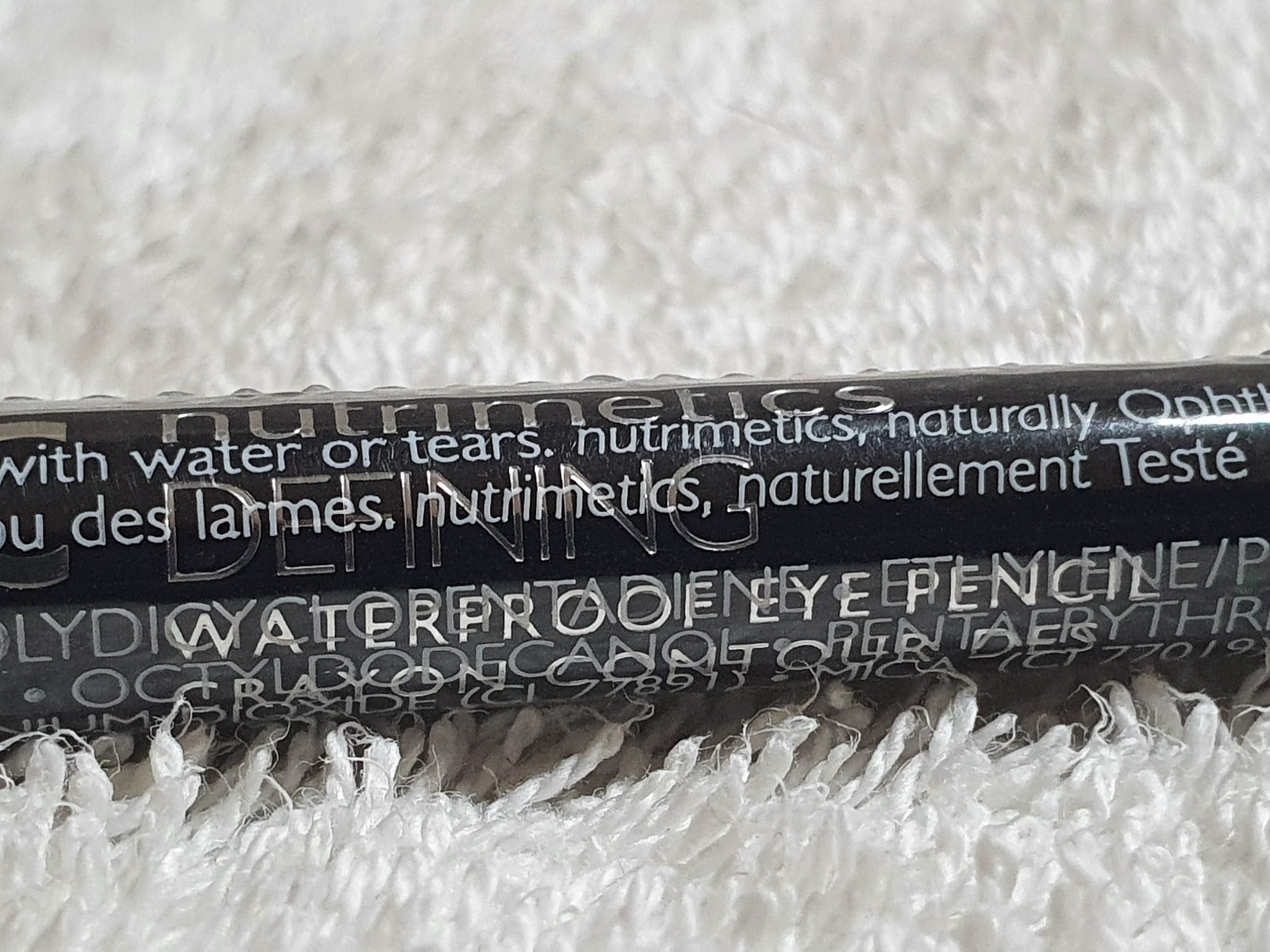 Nutrimetics nc Defining Waterproof Eye Pencil 0.35g - Jet
