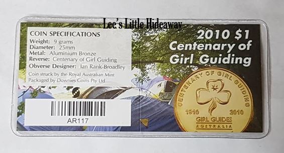 2010 $1 Centenary of Girl Guides Uncirculated Coin