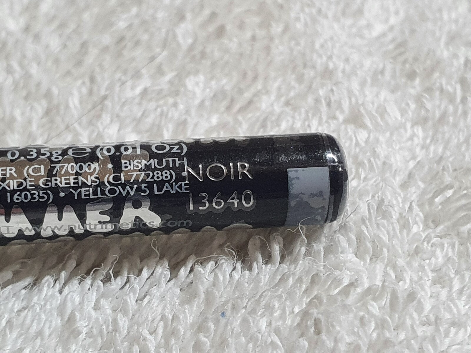 Nutrimetics nc ShimmerEyes Eye Pencil 0.35g - Black (Noir)