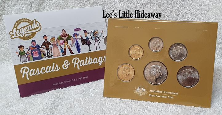 2018 Rascals & Ratbags Legends Edition Uncirculated 6 Coin Set (Ballot) Royal Australian Mint