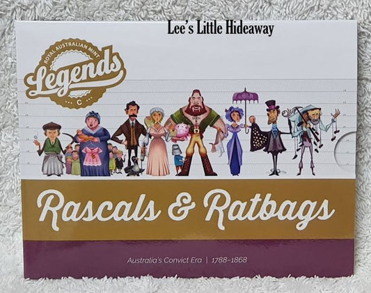 2018 Rascals & Ratbags Legends Edition Uncirculated 6 Coin Set (Ballot) Royal Australian Mint