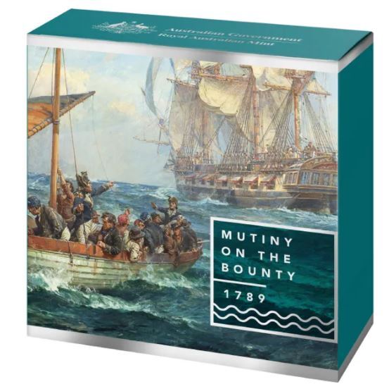 2019 $5 Mutiny And Rebellion: The Bounty 1oz Silver Proof Coin Royal Australian Mint