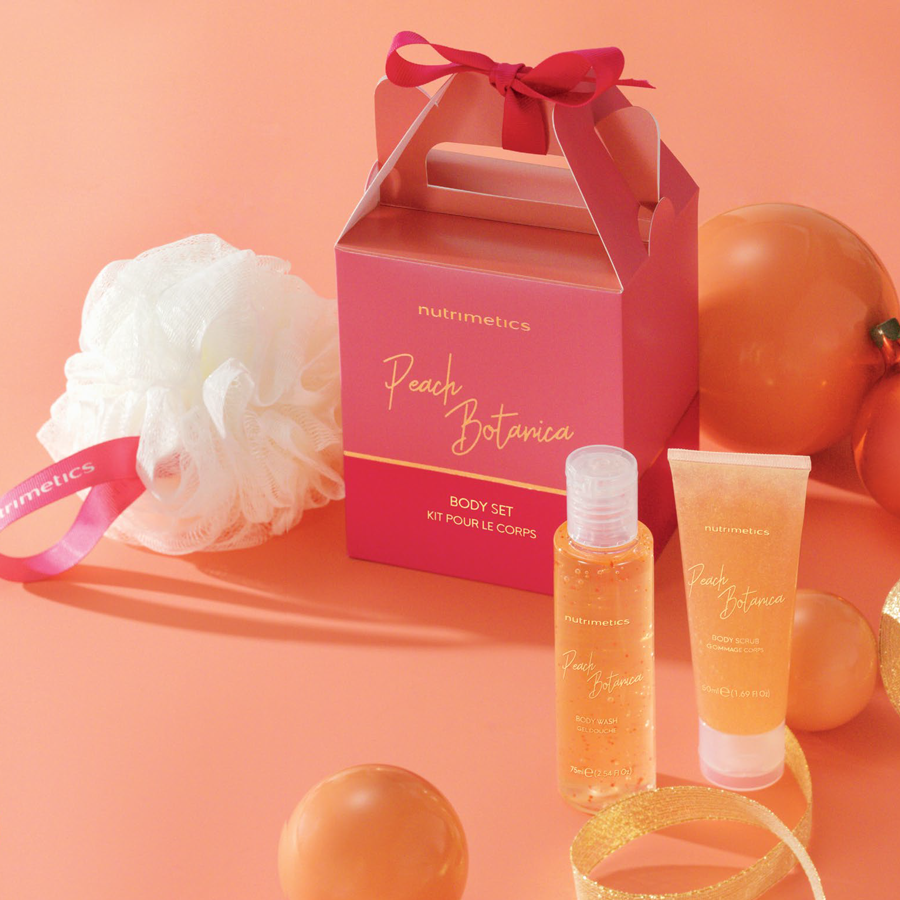 Nutrimetics Peach Botanica Body Set 
