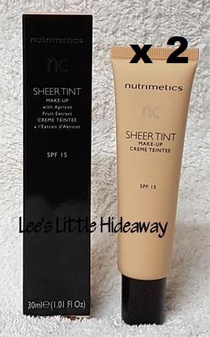 nc Nutrimetics Sheer Tint Makeup SPF15 30ml - Dark x 2