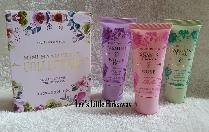 Nutrimetics Mini Hand Creme Collection Trio