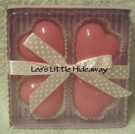Nutrimetics Rose Heart Soap Set 4