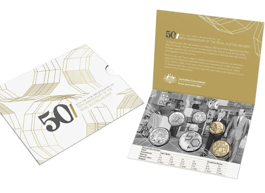 2015 Six Coin Uncirculated Year Set - 50th Anniversary of the Royal Australian Mint