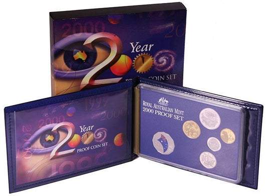 2000 Royal Australian Mint Proof Coin Set - Celebrating the Millennium