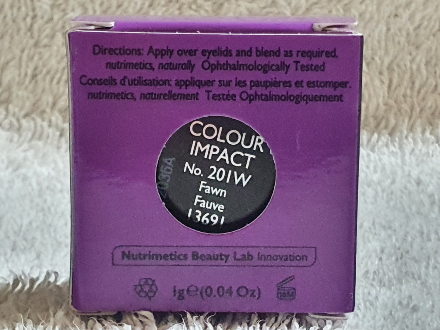 Nutrimetics nc Colour Impact Eyeshadow 1g - Fawn