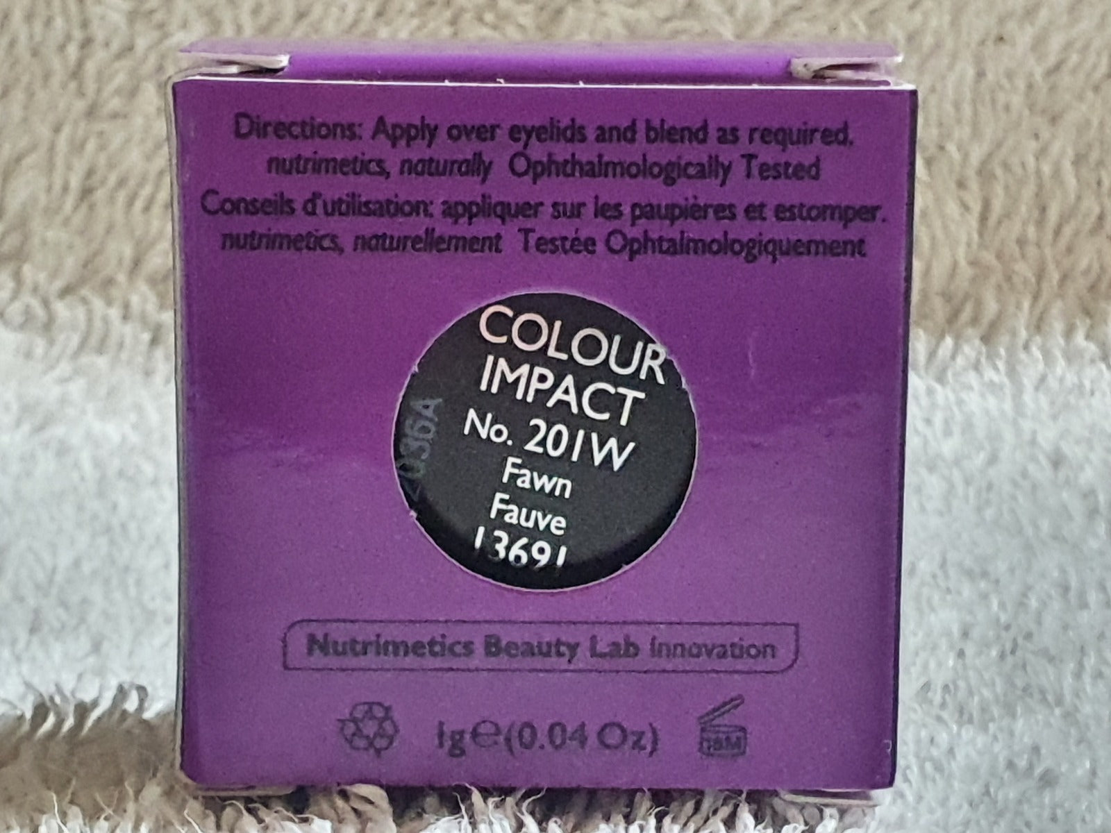 Nutrimetics nc Colour Impact Eyeshadow 1g - Fawn
