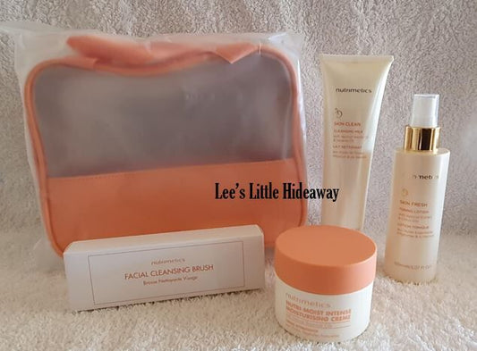 Nutrimetics Set - Skin Clean, Skin Fresh & Nutri Moist Intense moisturising creme PLUS *free gifts