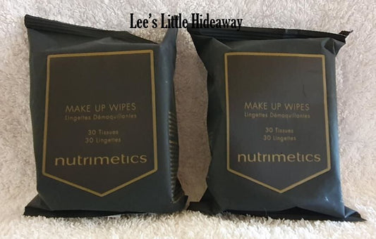 Nutrimetics Make Up Wipes (30 Tissues) x 2
