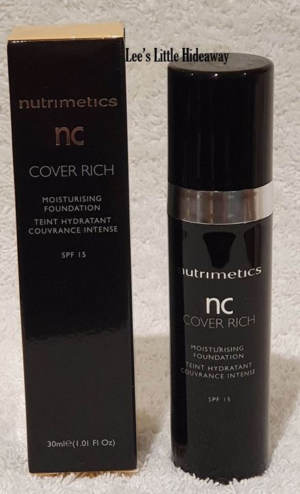 Nutrimetics nc Cover Rich Moisturising Foundation SPF 15 30ml - Caramel