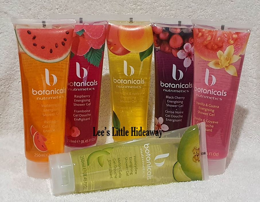 Nutrimetics Botanicals Energising Shower Gel Set PLUS FREE GIFT!