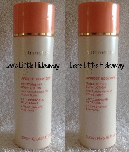 Nutrimetics Apricot Body Dew 200ml x 2