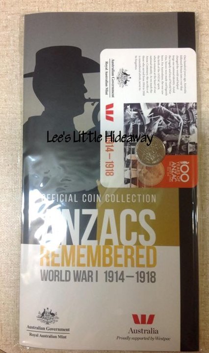 Herald Sun 2015 Anzac Collectors Coin Album with first 20 cent