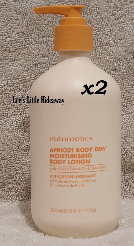 Nutrimetics Apricot Body Dew 500ml x 2