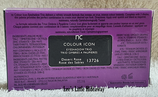 Nutrimetics nc Colour Icon Eyeshadow Trio