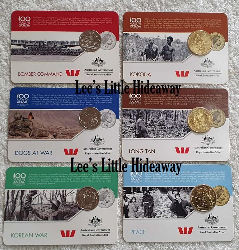 2016 Anzac to Afghanistan Kokoda Long Tan Peace Dogs at War Bomber Command Korean War 