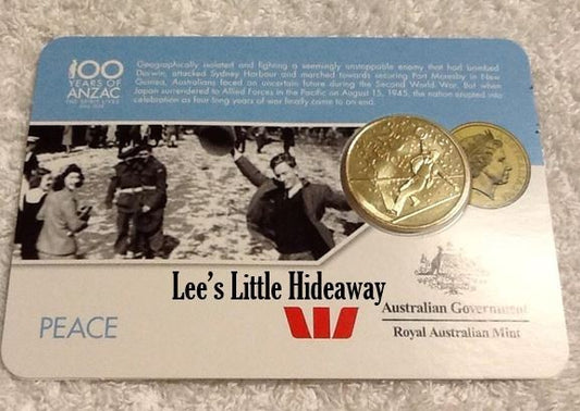 2016 Anzac to Afghanistan 25 cent coin - Peace