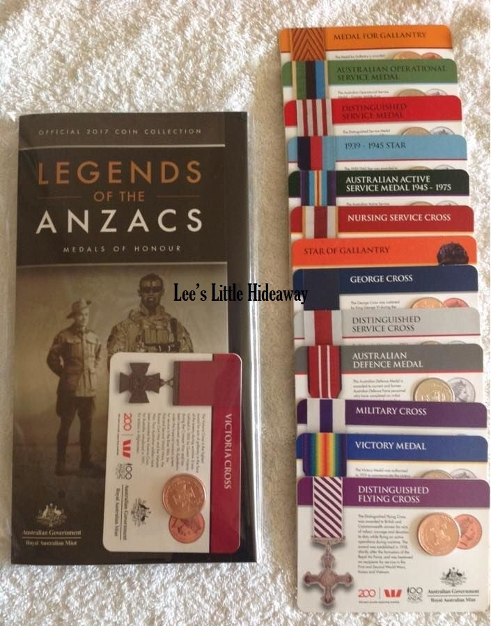 2017 Legends of Anzacs 14 Coin Collection 