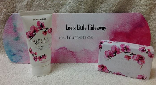 Nutrimetics Violet & Pink Orchid Hand Duo - soap & hand creme