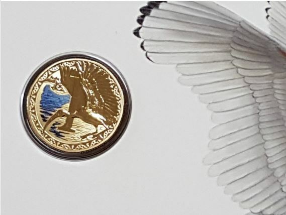 2016 Alphabet Collection Letter I $1 Coloured Frosted Coin RAM