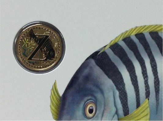 2016 Alphabet Collection Letter Z $1 Coloured Frosted Coin RAM