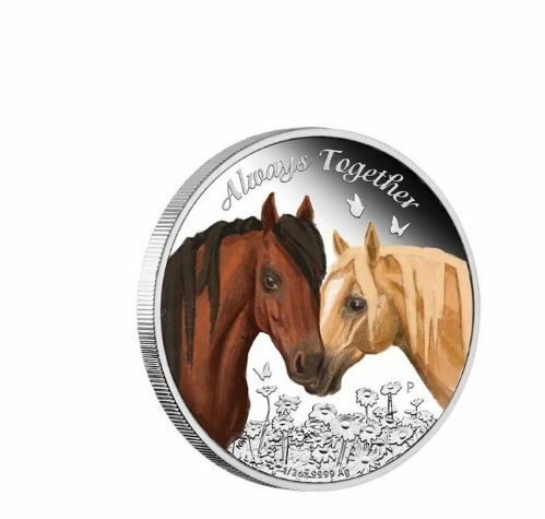 2017 Perth Mint Always Together 1/2 oz silver proof coin