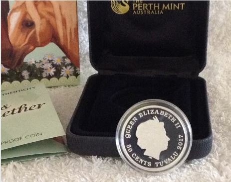 2017 Perth Mint Always Together 1/2 oz silver proof coin