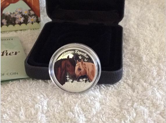 2017 Perth Mint Always Together 1/2 oz silver proof coin
