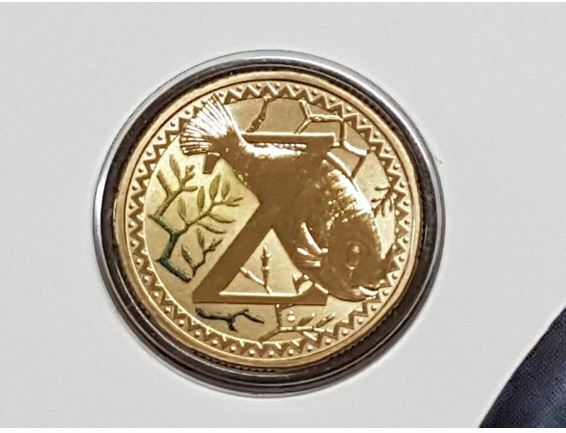 2017 Alphabet Collection Letter Z $1 Coloured Frosted Coin RAM
