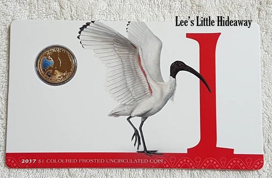 2017 Alphabet Collection Letter I $1 Coloured Frosted Coin RAM